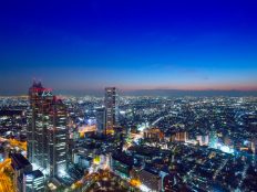 東京の夜景：ホテルディナーのイメージ